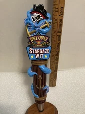 LOST COAST STARGAZE WIT PIRATE AND THE KRAKEN draft beer tap handle. CALIFORNIA