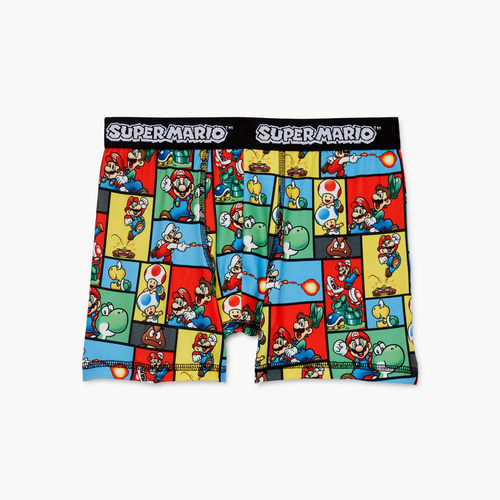 NEW Super Mario Bros. Boxer Briefs Underwear Boys 5 6 8 10 12 14 16 4 Pack Pairs - Picture 6 of 7