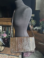 Vintage Jane Shilton Handbag Snakeskin Front Stunning Quality Bag