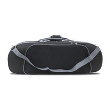 Violin Case 4/4 Full Size Black Violin Hard Bag Built-in Hygrometer Ultralight