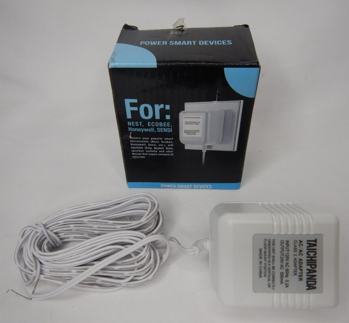 24 Volt Transformer C Wire Adapter for Nest Honeywell Ecobee Sensi Thermosta