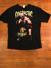Vintage Goldberg World Championship Wrestling Shirt XL Fear the Spear WWE WCW