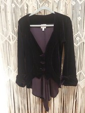 Vintage Purple Velvet Tailcoat Historical Cosplay Sz M Made In USA By CookiePuss