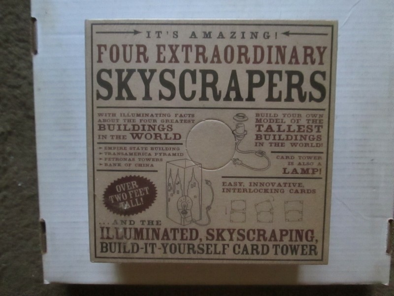 D.I.Y. 24" skyscraper lamp in a sealed box