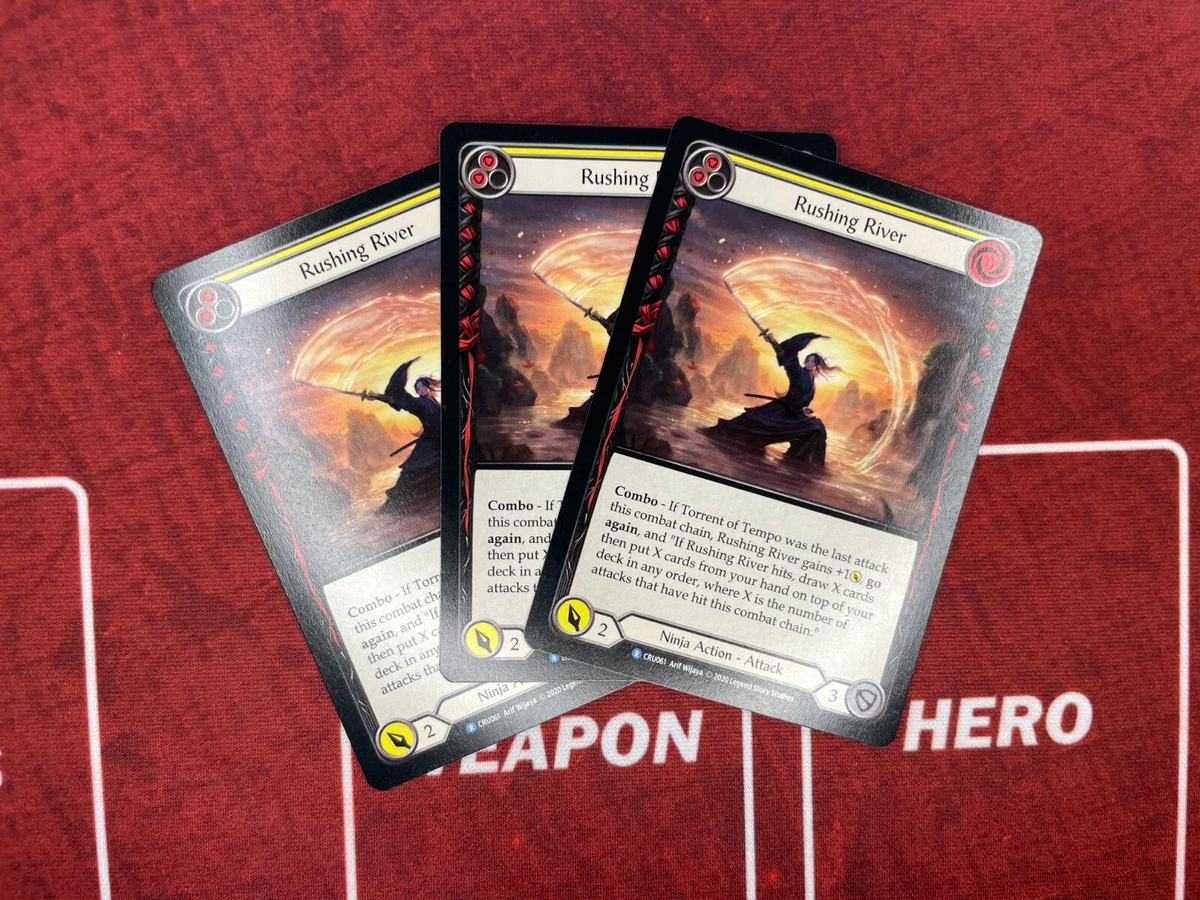 Crucible Of War 1st Ed Flesh And Blood NM Playset Rushing River.