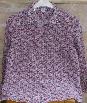 WALBUSCH Bluse aubergine rosa schwarz Gr. 40 Neu EUR 59,00  