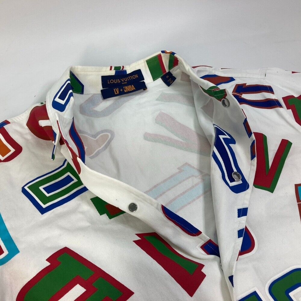 LOUIS VUITTON NBA Basketball Letter Overshirt tops RM212 LOUIS VUITTON NBA Basketball Letter Overshirt tops RM212