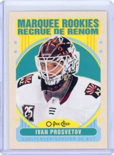 2021-22 O-Pee-Chee Ivan Prosvetov Retro Marquee Rookie RC Arizona Coyotes