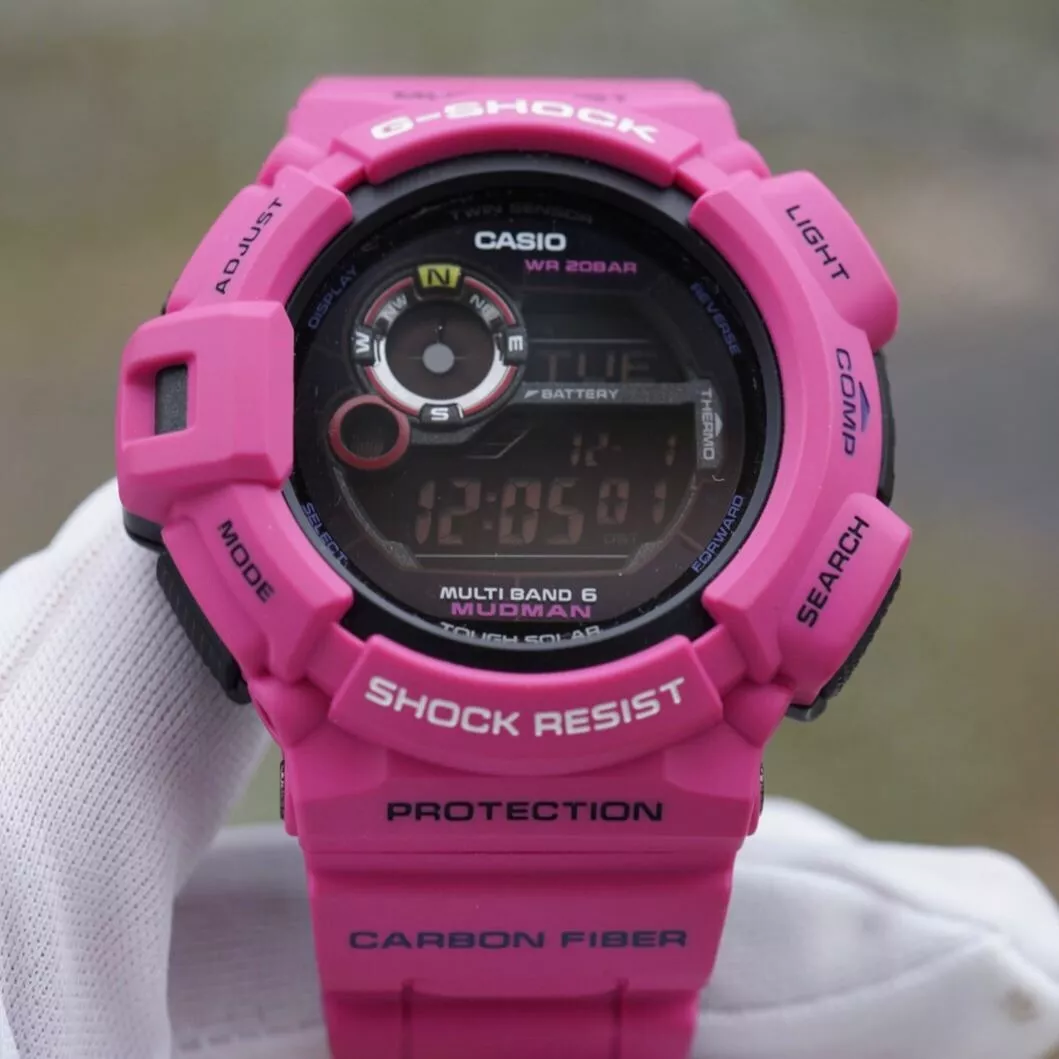 Casio G-Shock GW-9300SR-4 MUDMAN Multiband 6 Carbon Strap Limited Edition RARE