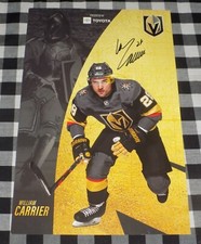 William Carrier Signed Vegas Golden Knights Gameday Poster