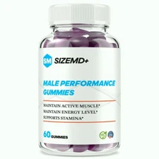 SizeMD+ for Men, SizeMD Plus Extra Strength Male Performance Gummies 60ct