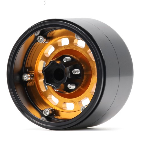 Aluminum 12mm Hex 64mm 2.2inch Wheel Rim For RC1/10Axial SCX10 YETI Traxxas TRX4 - Foto 7 di 58