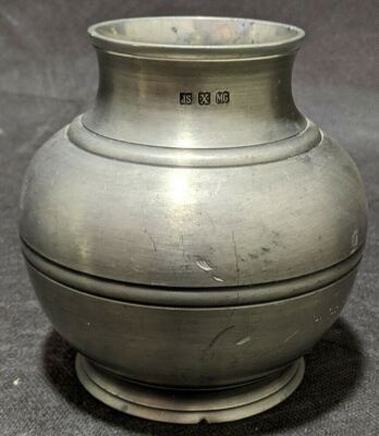 Vintage John Somers - Brazil - Pewter Waste Bucket / Vase | eBay