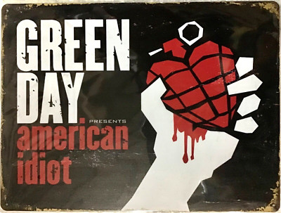 FREE SHIPPING! BUY /make OFFER B4 it s SOLD! Green Day album 12x16 TIN SIGN B16