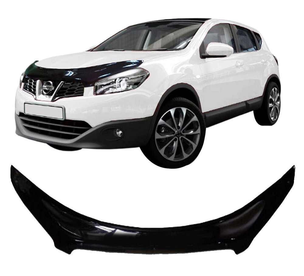 Déflecteur de capot Nissan Qashqai J10 anti-gravillons protection carrosserie