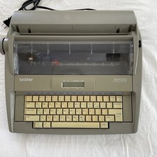 Brother SX-4000 Portable Electronic Typewriter Digital Display TESTED No Cover