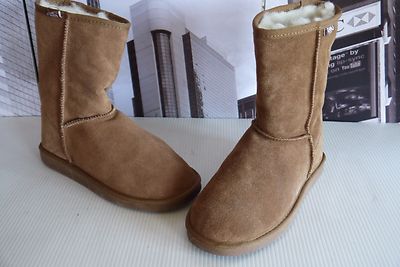 Bronte Lo Boots Chestnut Merino wool 