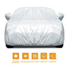 Full Car Cover SUV Waterproof Outdoor Rain Dust UV Resistant For Ford Explorer