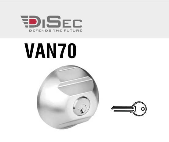Antifurto Furgone Van Lock Disec Rif70 | Serratura Blindata Universale