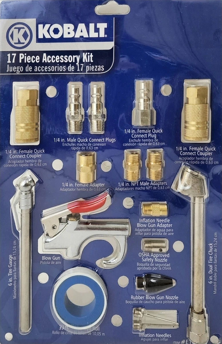 Kobalt 17 Piece Air Line Accessory Kit E101853 1 eBay