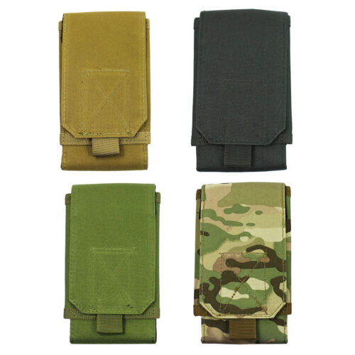 Tactical Army MOLLE Bag Hook Loop Belt Pouch Holster Case For iPhone Cell Phones - Picture 1 of 19