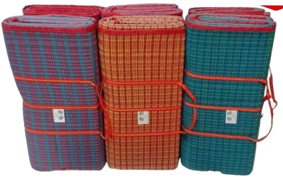 Thai Large Picnic Mat Fold Plastic Woven Style Camp Beach Sit Sleep Outdoor Lawn