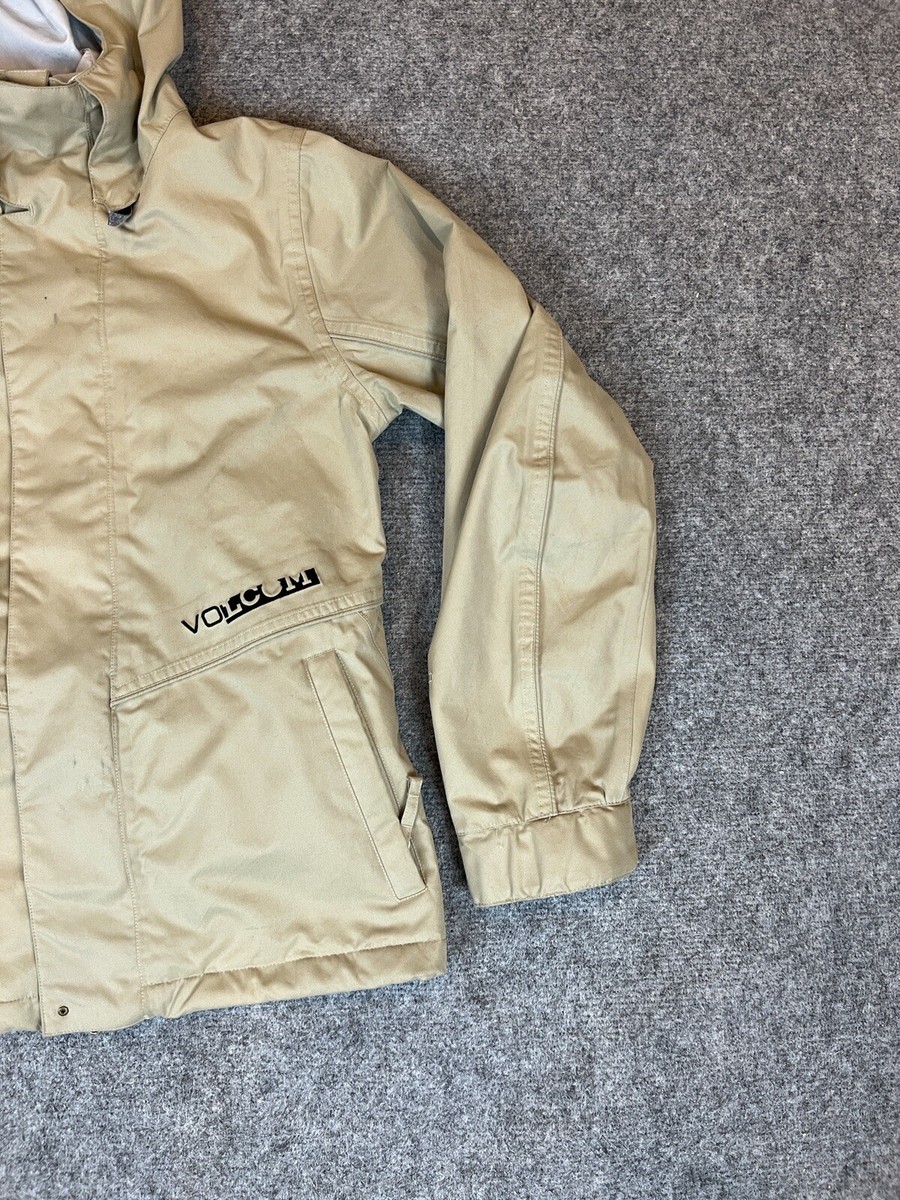 VOLCOM フード付きジャケット ベージュ Volcom Slightly Removed Snowboarding Jacket Womens Extra Small