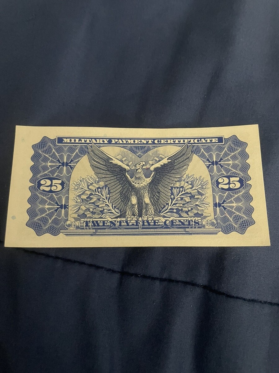 アメリカ軍　軍事支払い証明書　6枚セット Series 692 25 cents US Military Payment Certificate ** PAPER