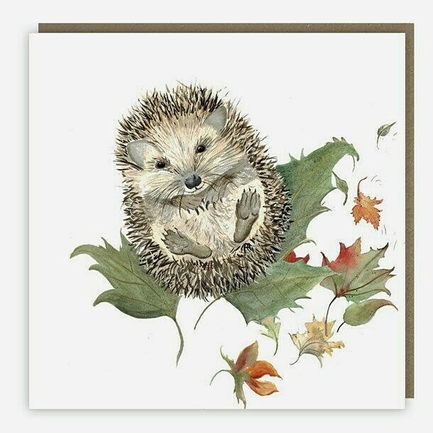 Mr Prickles Hedgehog Card Mothers Day Easter Hare Sarah Reilly Love Country