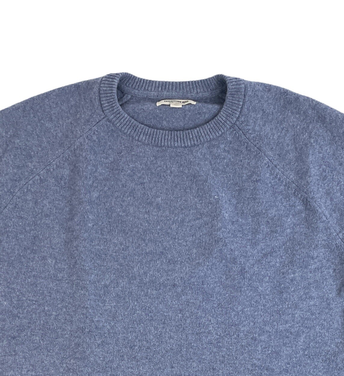 Goodthreads Blue 100% Lambswool Pullover Crew Nec… - image 2