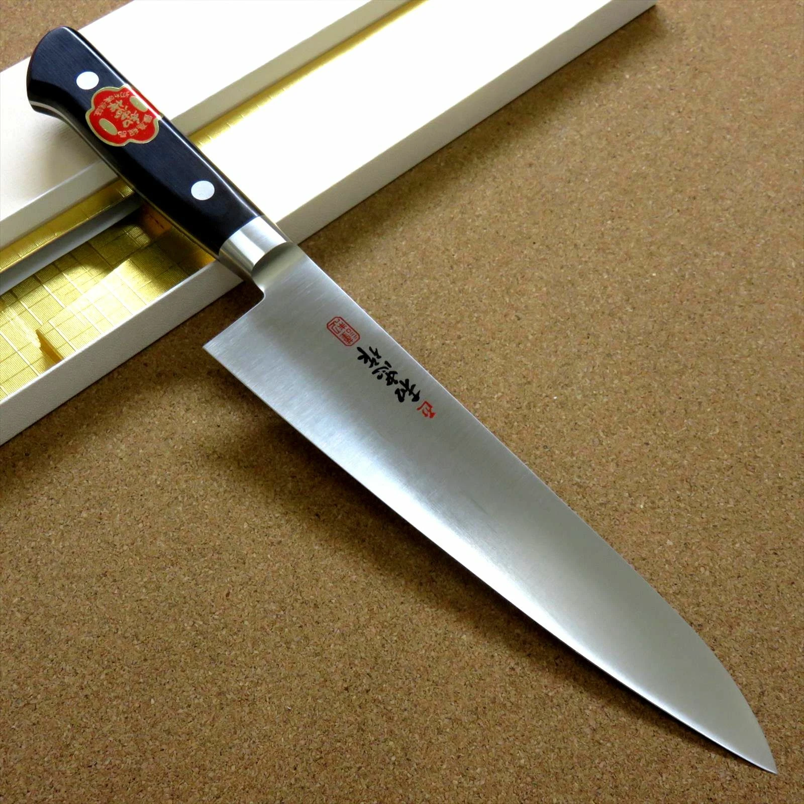 Japanese Professional Cook Kitchen Gyuto Chef's Knife 210mm 8 in VG-1 SEKI JAPAN
Opens in a new wind