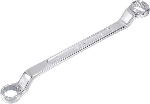 Uxcell 14Mm X 17Mm Metric 12 Point Offset Double Box End Wrench Chrome Plated, C - 第 1/12 張圖片