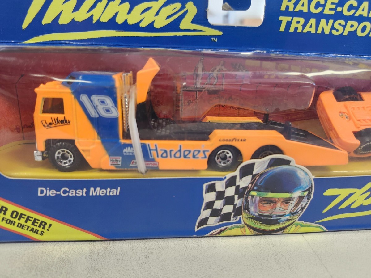 1990 Matchbox Days of Thunder Race Car Transports NASCAR 1 64 for