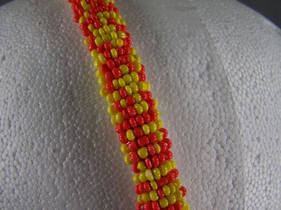 Orange Yellow seed bead 1/2 display picture 3