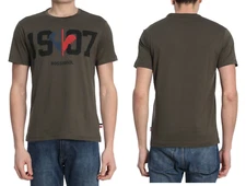 Rossignol Mens 1917 Chamonix Print Cotton Luxury Fashion T-Shirt Top S