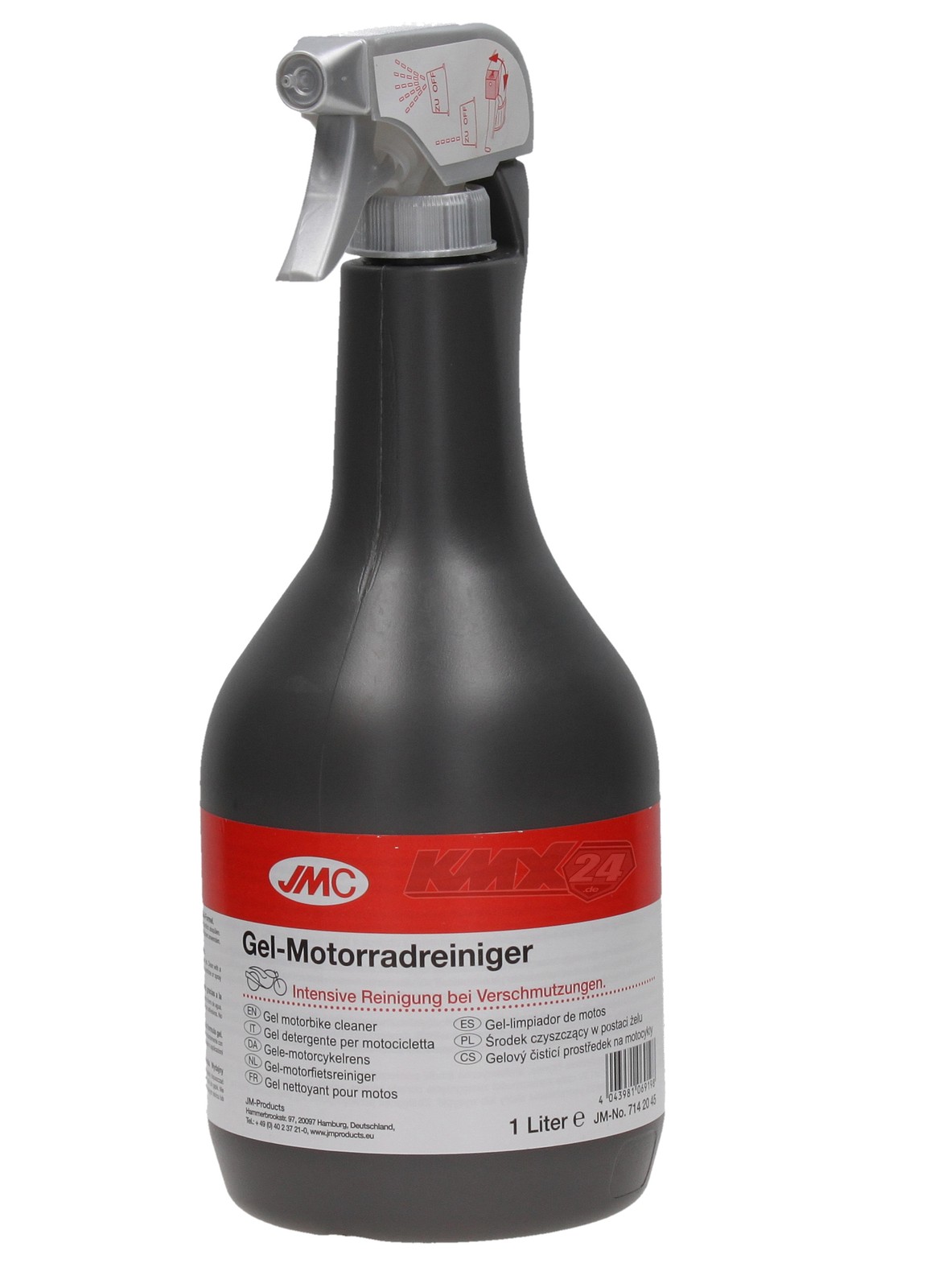 JMC Gel Motorcycle Cleaner 1Liter Spray Bottle Gel Cleaner