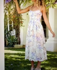 Lucy Paris Edda Lace Midi Dress  - Original Price $179 Sale $65