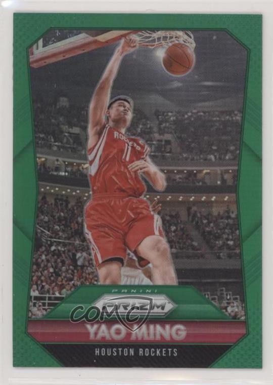 2015-16 Panini Prizm Green Prizm Yao Ming #262 HOF d5c
