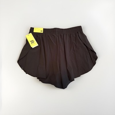 Women's 3'' Knit Waistband High-Rise 2-in-1 Shorts - All In Motion Black Medium