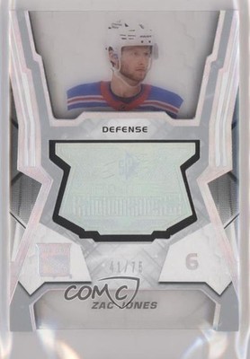 2021-22 SPx Finite Rookies Silver Spectrum 41/75 Zac Jones #F-12 RC 08hd