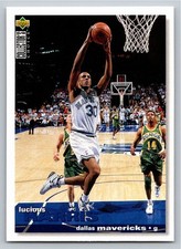 1995-96 Collector's Choice #112 Lucious Harris Basketball Card Dallas Mavericks