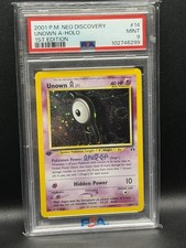 Unown [A] 14/75 Neo Discovery Holo First Edition PSA 9 on eBay