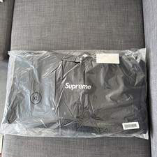 Supreme®/MM6 Maison Margiela Box Logo Zip Up Hooded Sweatshirt - Black - XL 