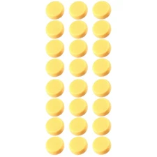 2 Pack Yellow Sponge Round Facial Sponges Makeup Artist for Watercolor