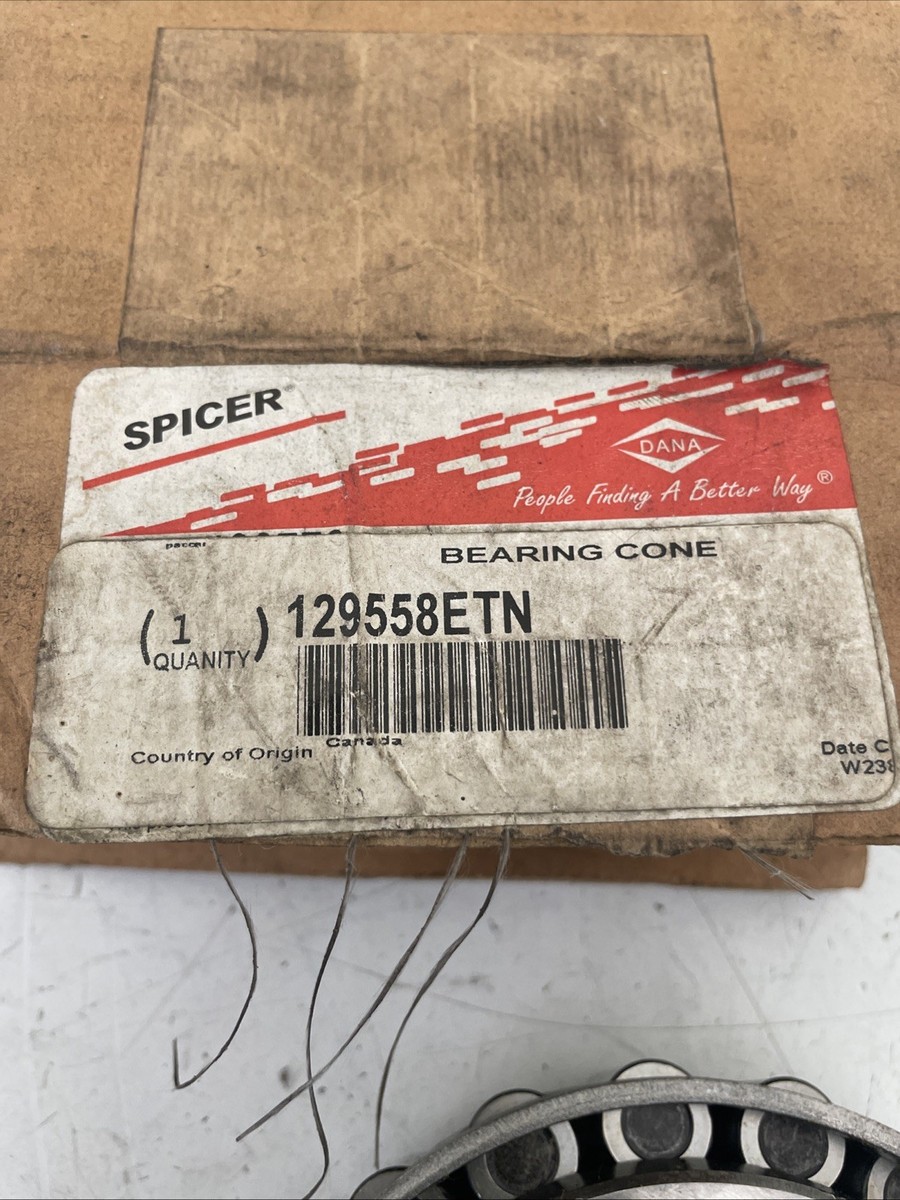 GENUINE SPICER 129558 - BEARING CONE NEW OEM 129558ETN | eBay