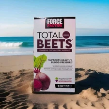 Force Factor Total Beets Supports Healthy Blood Pressure (120) Tablets 02/2028