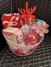 Beauty Spa Girl Gift Basket Christmas Holiday Boo Burr Basket Set beauty lot 
