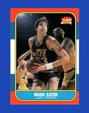 1986-87 Fleer Set-Break # 28 Mark Eaton EX-EXMINT *GMCARDS*