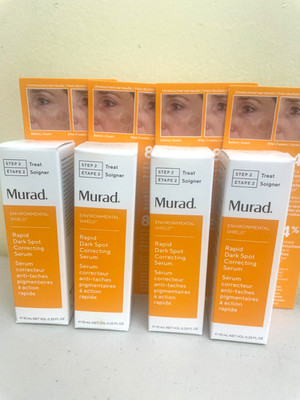 Murad Treat Rapid Dark Spot Correcting Serum 0.33oz each x 4/ 1.32 Oz New