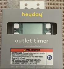 Heyday Outlet Timer Digital Screen 7-Day Programmable Indoor Plug 15A 1875W New